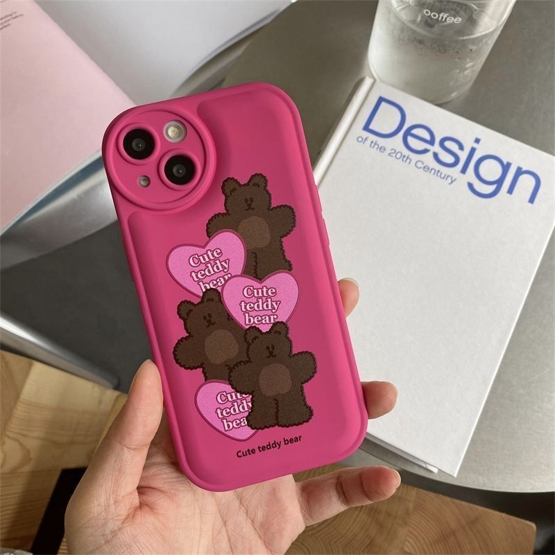 Case Desain Beruang Caring Gaya Jepang Dan Korea Untuk IPhone 12 13 11 Pro Max X Xs Max Xr hgthy