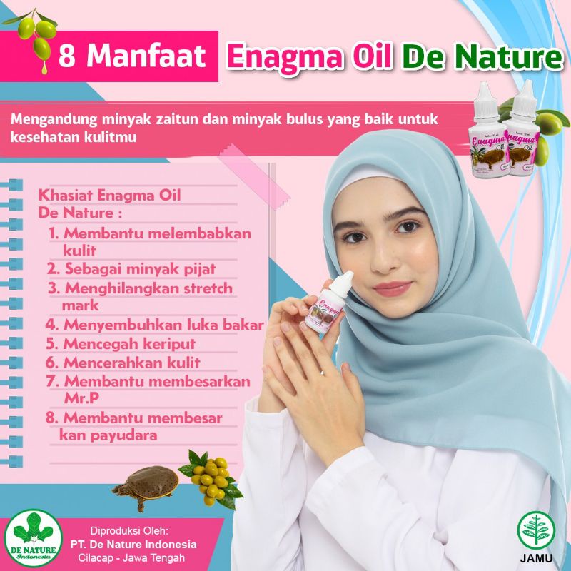 Enagma Oil De Nature Memperbesar MrP Mengencangkan Buah dada Pem besar Payudara