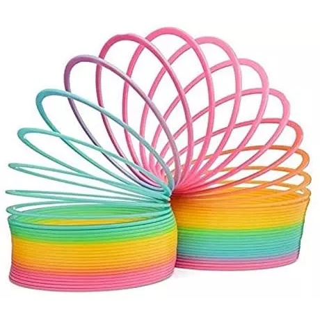 Slinky Magic Spring Rainbow Mainan Anak Kreatif