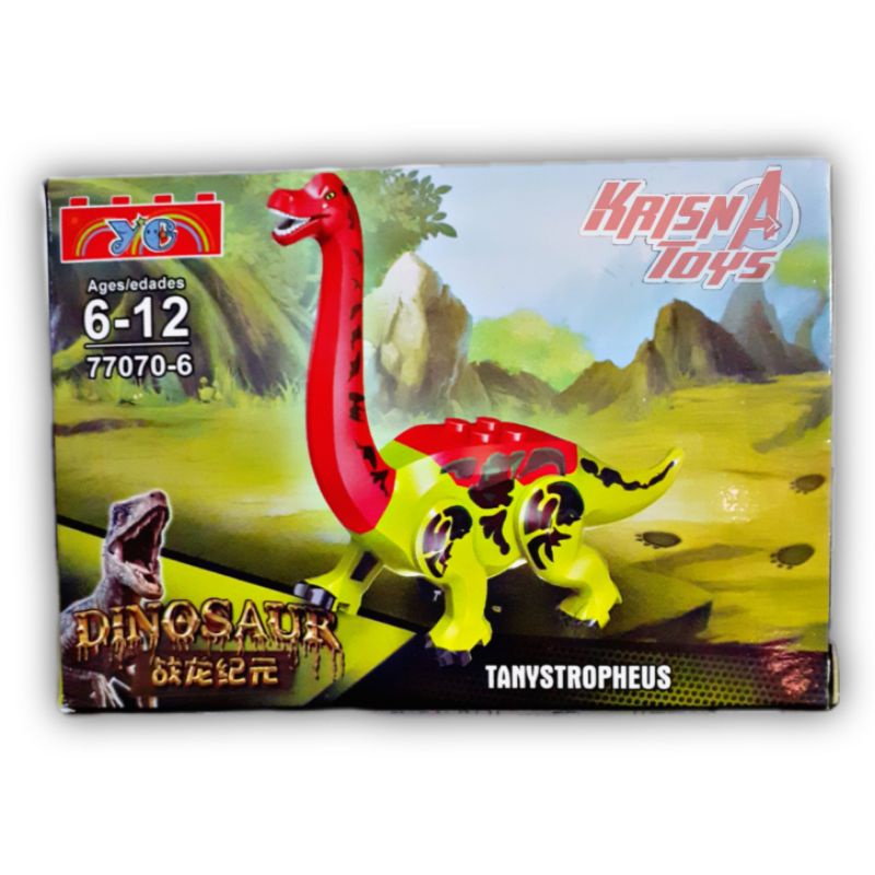 MAINAN BALOK SUSUN DINOSAURUS/BRICK DINO