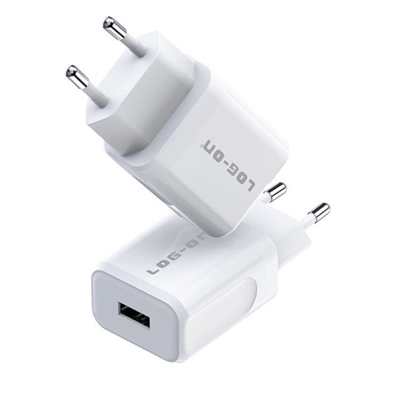 ADAPTOR CHARGER - BATOK CHARGER LOG ON 1USB 2,4a LO-C27 AUTO ID 12W