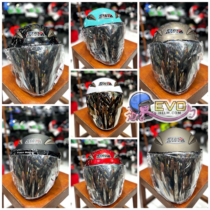 HELM VRC MOTIF GP FREE VISOR IRIDIUM NORISK CENTRO - HELM CENTRO ONGKIR 2KG