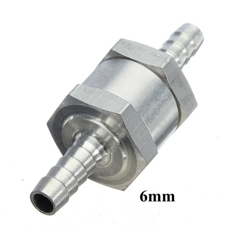 【Aluminium】One Way Valve Fuel/Katup Satu Arah Bahan Bakar/Fuel Katup Non Return/Motor Mobil Selang Non Return Check Valve