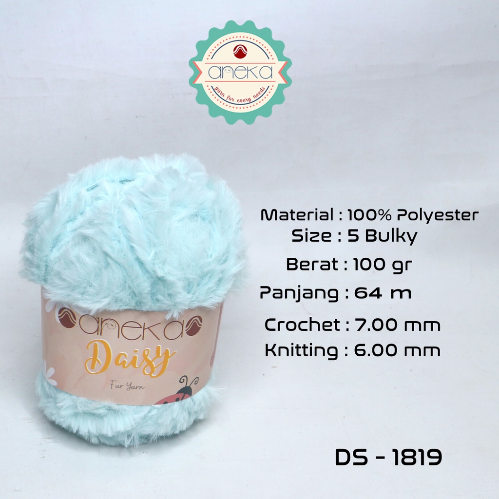 Benang Daisy / Bulu / Faux Fur Yarn - 1819