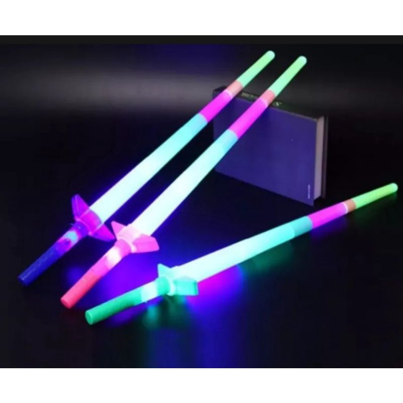 Mainan pedang pedangan lampu led