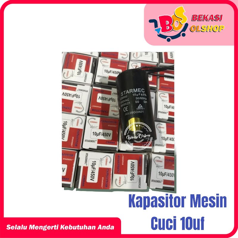 Kapasitor Capasitor Mesin Cuci 10 uf /450 V