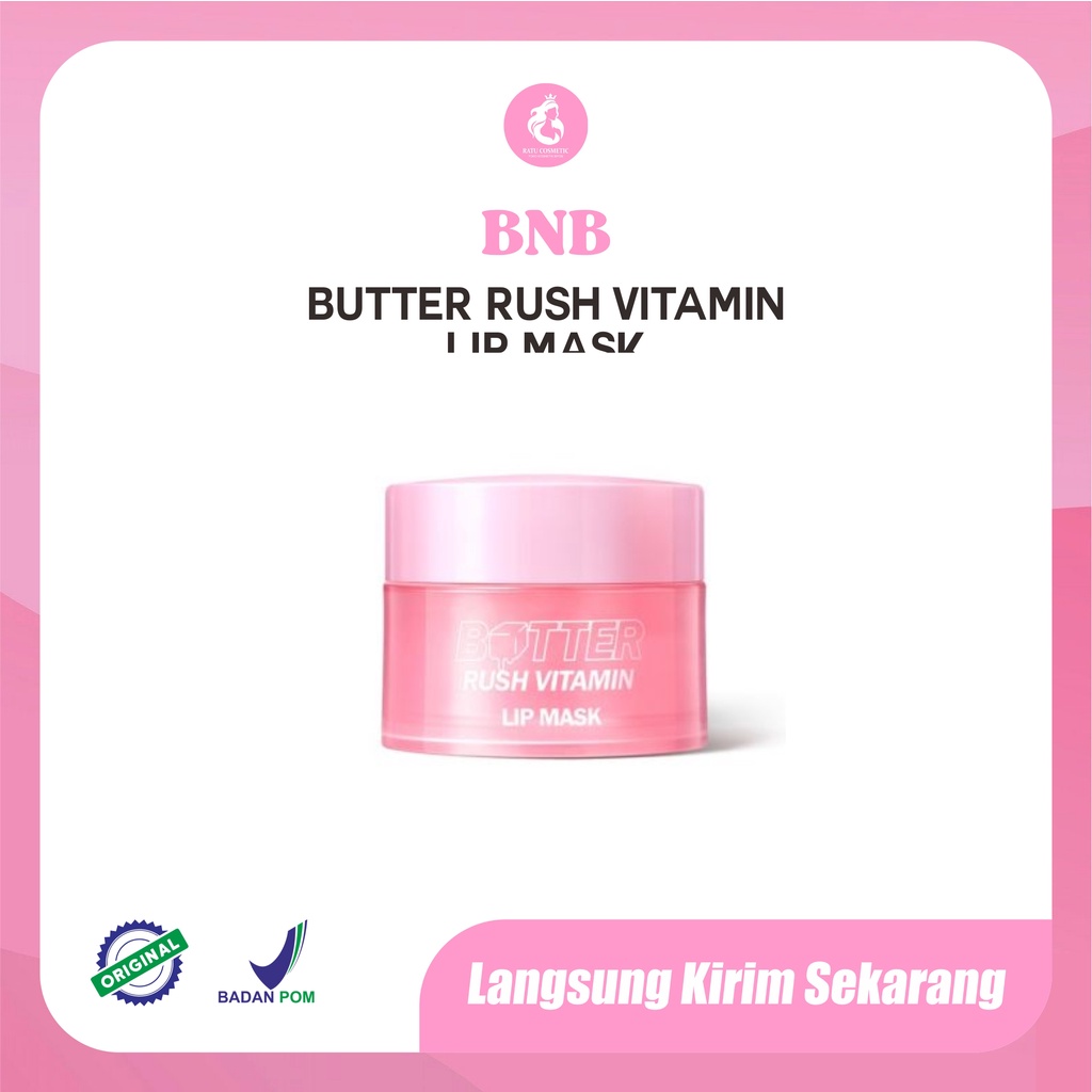 BNB Butter Rush Vitamin Lip Mask 8gr-Barenbliss