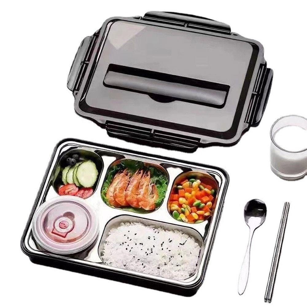 Preva Insulation Lunch Box Mudah Dibawa304Kotak Makan Siang Kerja Insulasi Thermal Stainless Steel