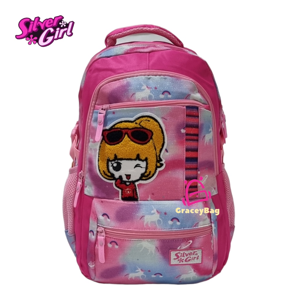 GB-71895E Tas Ransel Anak Perempuan / Remaja Silvergirl