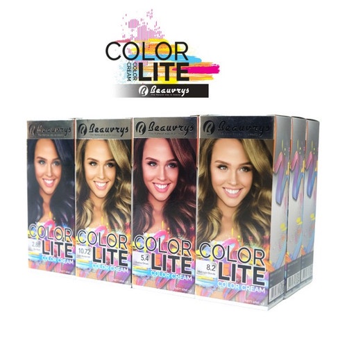 BEAUVRYS  colorlite 2 x 60 ml / hair color / pewarna rambut