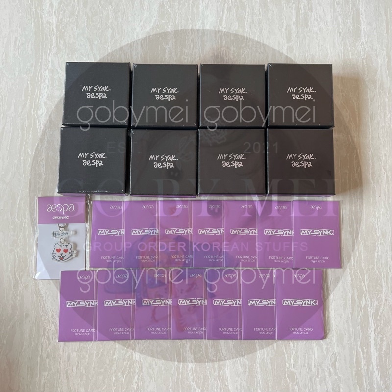 Ready Stock aespa FAN MEETING MY SYNK Bracelet MD