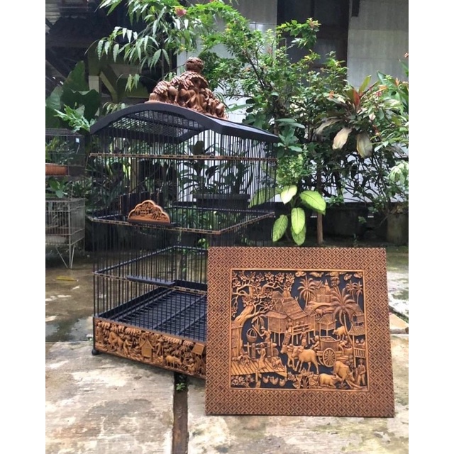 sangkar kotak sangkar ukir sangkar motif pertanian