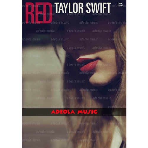 Buku Piano Artis Personal / (PPE-185) TAYLOR SWIFT - RED