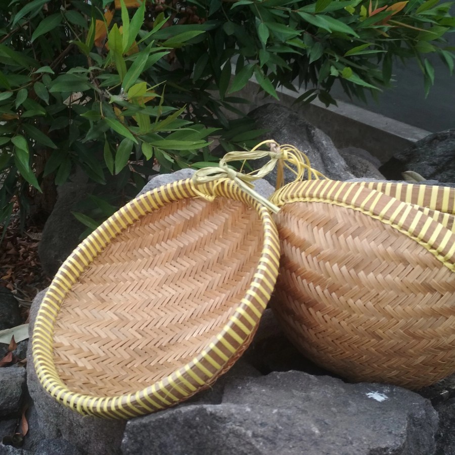 Ayakan santan 25 cm saringan bambu 25 cm