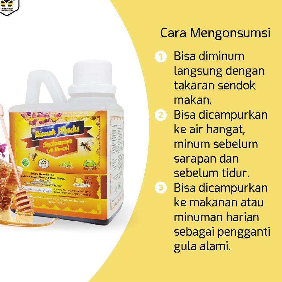 

Sedia--Madu Al-barqy Ternak isi 500gr / madu murni / madu asli 100% tanpa campuran sudah melalui Uji Laboratorium