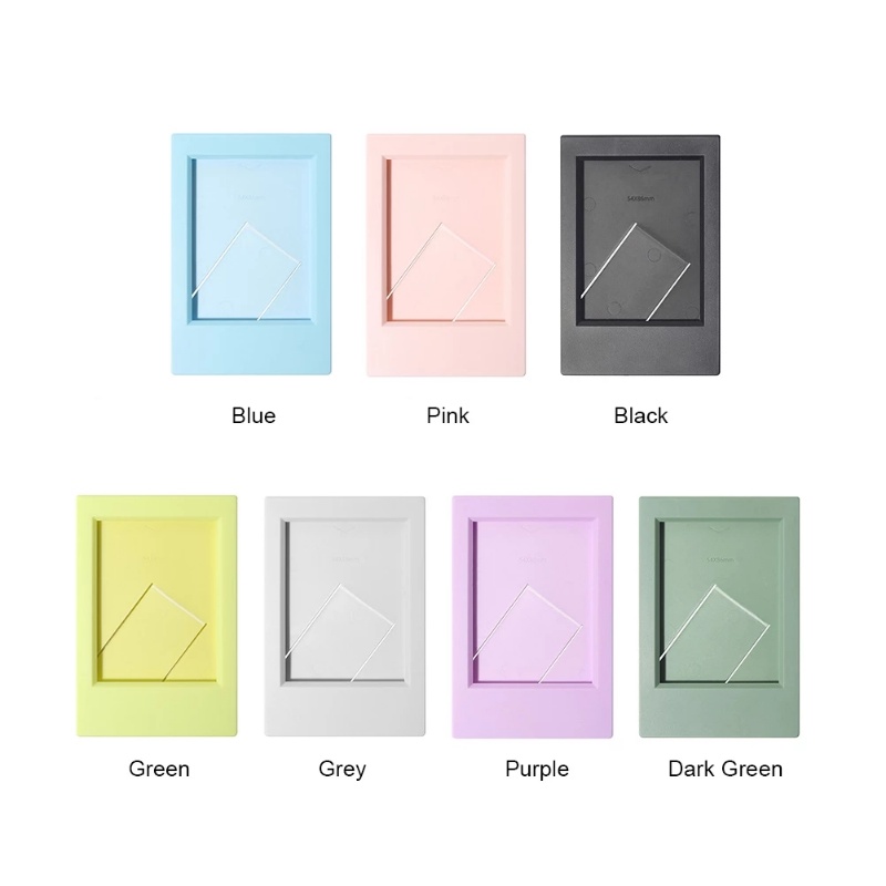 Bingkai Foto Vertikal Mini Portable 3 &quot;Warna Permen Untuk Dekorasi Rumah / Hadiah Ulang Tahun Anak