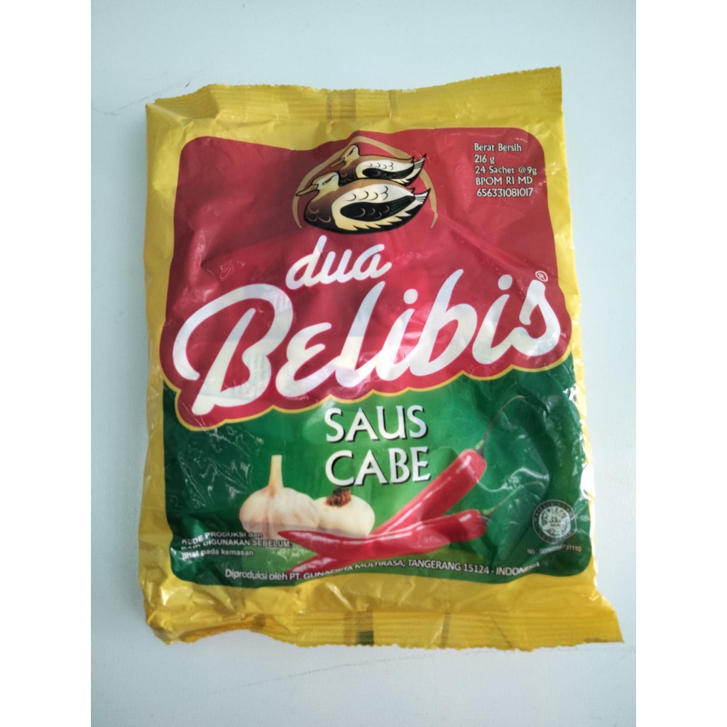 

DUA BELIBIS saus cabe sashet isi 24