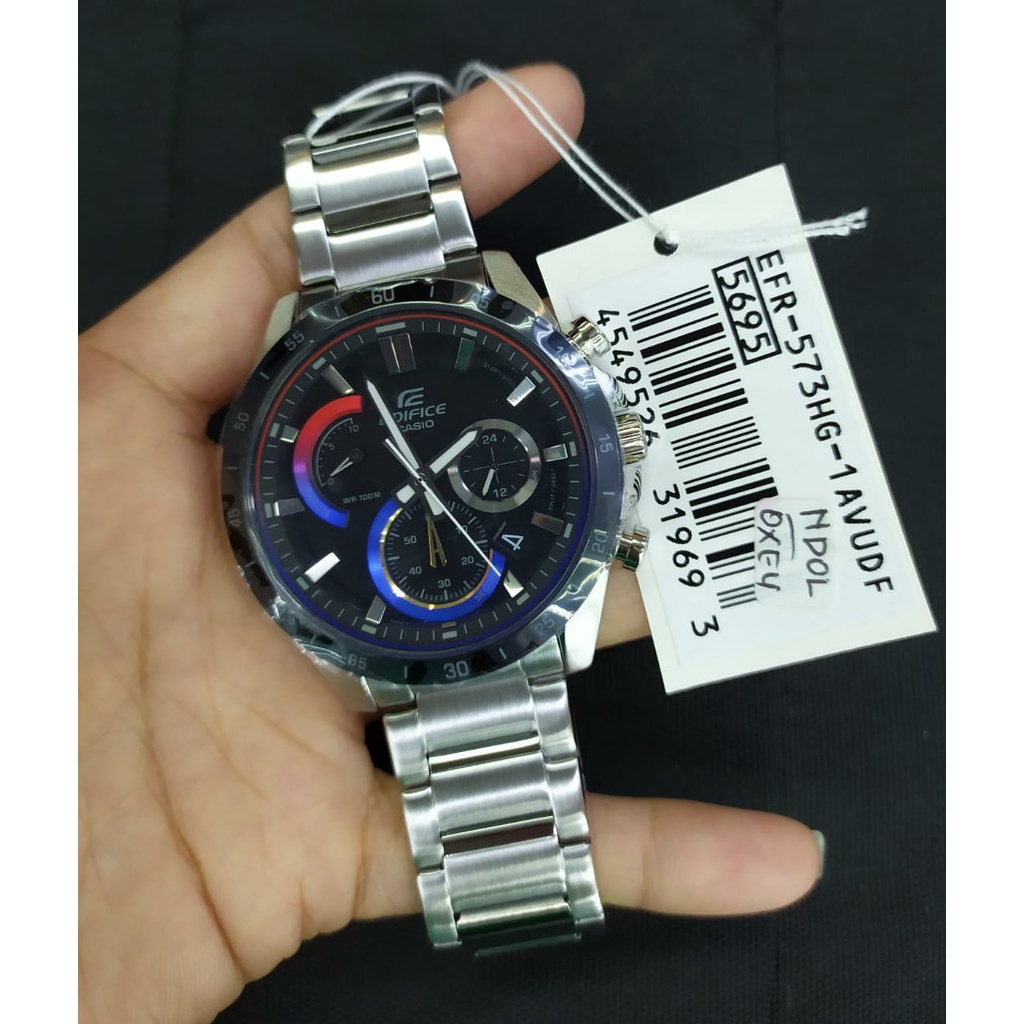 Jam Tangan Pria Casio EDIFICE EFR-573HG-1AVUDF Original