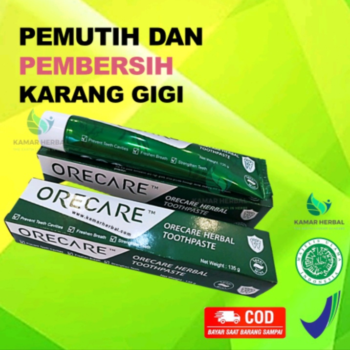 ORECARE  SUPER WHITENING TEETH PEMUTIH PEMBERSIH KARANG GIGI
