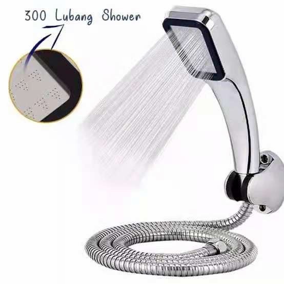 Osakashop - Kepala Shower Mandi 300 Lubang Tekanan Tinggi Hemat Air Anti Karat