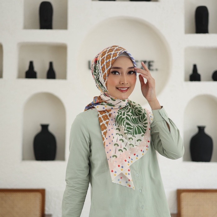 Hijab Segi Empat Printing | Thug | WLO Hijab | Levelscarves