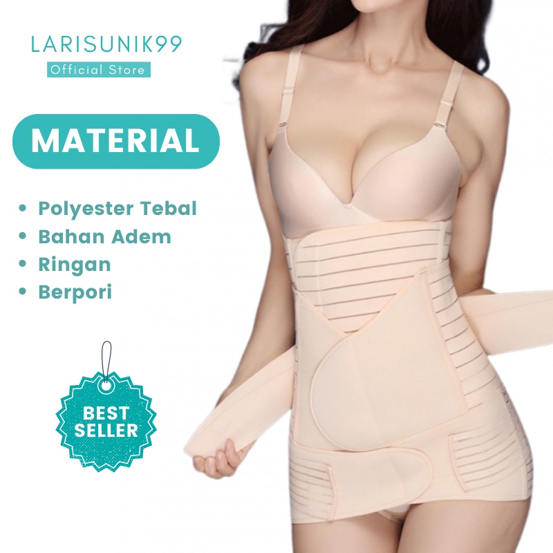 Korset Melahirkan Korset Perut Korset Pasca Melahirkan Stagen 3 in 1 Korset Stagen Pakaian Dalam