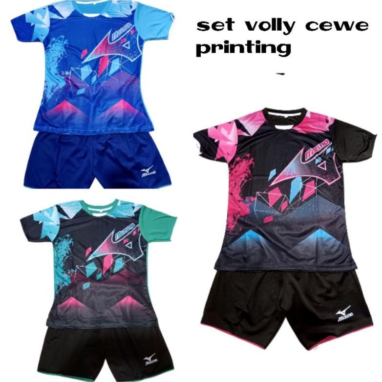 SETELAN VOLLY CEWE SETELAN VOLI WANITA COSTUM VOLI CEWE SETELAN VOLLY CEWE PRINTING TERLARISS...,,,,
