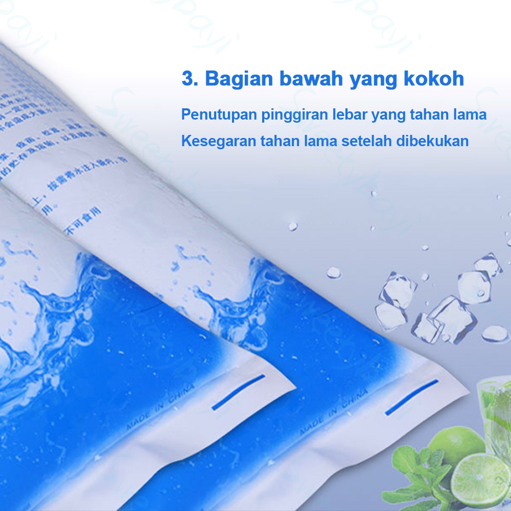 SweetyBayi 200ml ice gel pack/jelly/dry ice/cooler/Kantong Air Es Pendingin Makanan Frozen Food