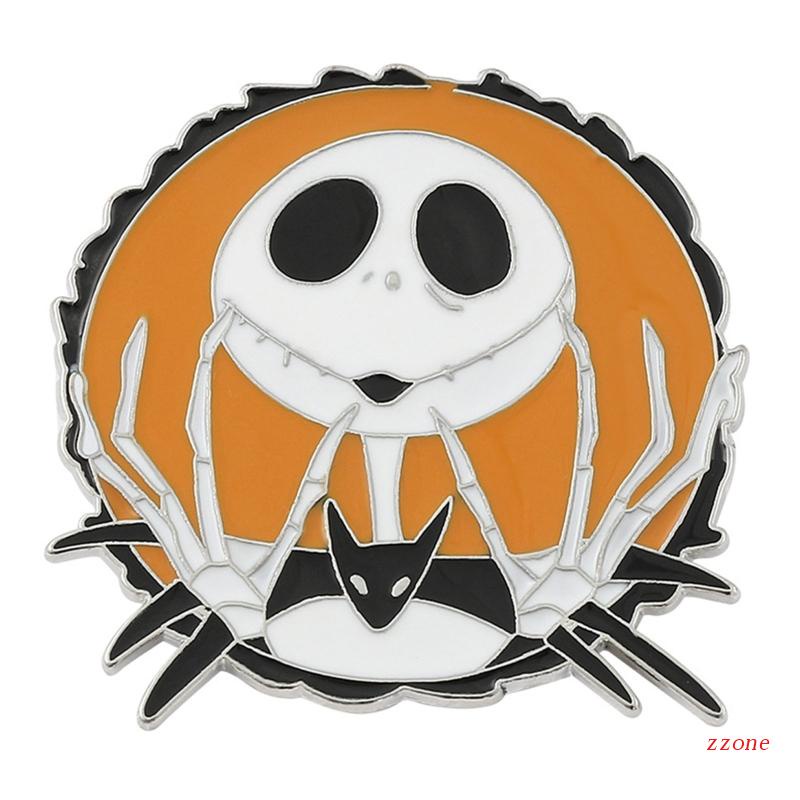Bros Pin Desain Kelelawar Tengkorak Untuk Aksesoris Tas Pinggang