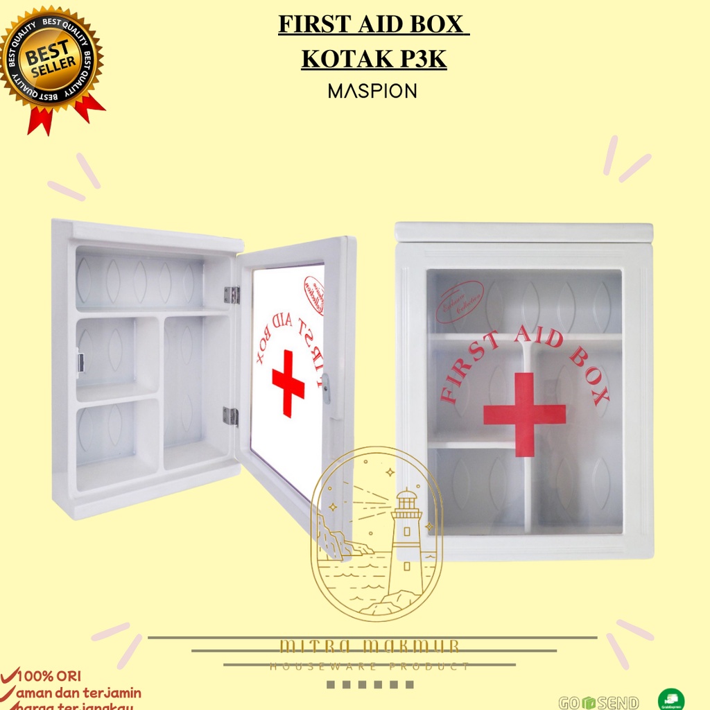 NEW!! KOTAK P3K / WALL KABINET FIRST AID BOX MC-11 / TEMPAT P3K