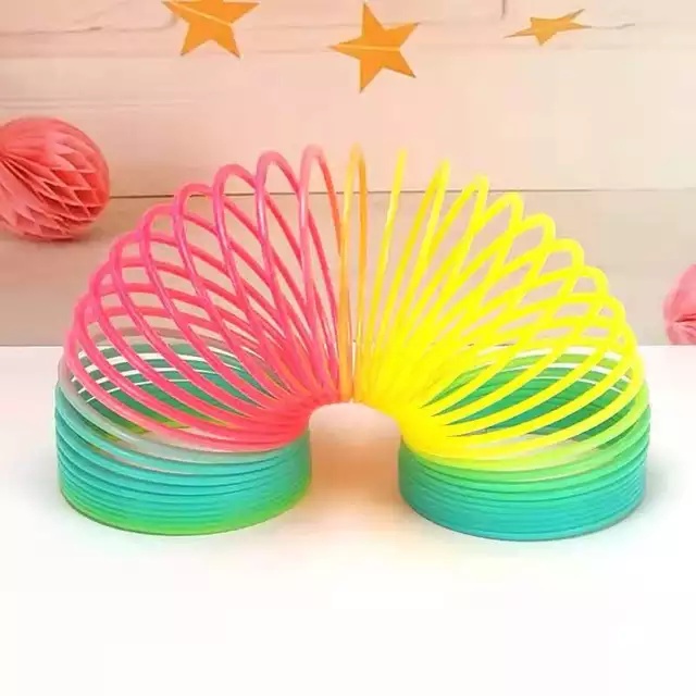 Slinky Magic Spring Rainbow Mainan Anak Kreatif