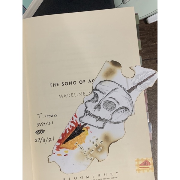 the song of achilles/circe bookmark. penanda buku atau bookmark