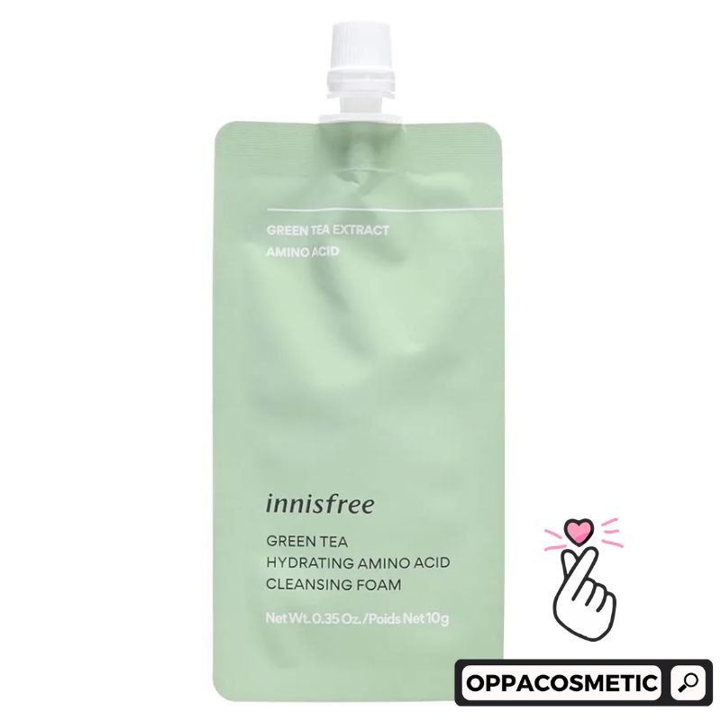 Innisfree Greantea Hydrating Amino Acid Cleansing Foam 10g