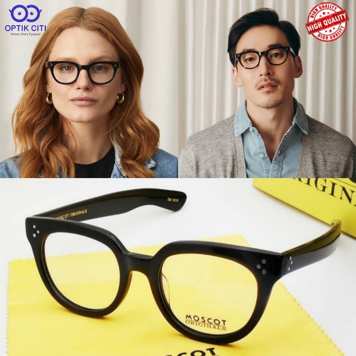 Promo Bulan Ini Frame Kacamata Pria Wanita Bulat Moscot Vilda Premium Grade Original Bergaransi