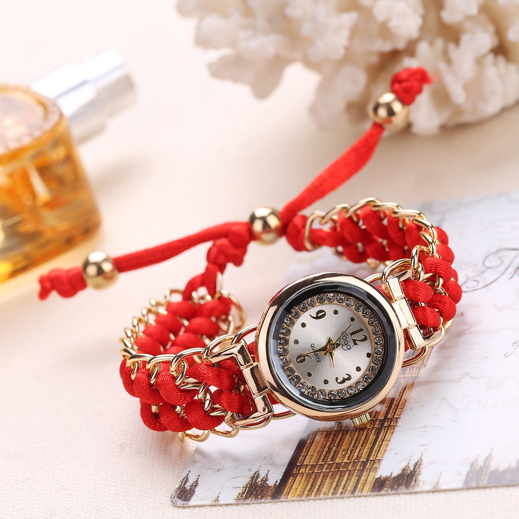 COD✅ Jam Tangan Wanita Model Tali Lilit Serut Terbaru Kasual New Fashion Korea Style Cewek Kekinian Aesthetic Vintage Bergaya Keren Desain Simpel Kemewahan Anti Luntur Asli Analog Premium Aksesoris Arloji Women Watches -JWT-01