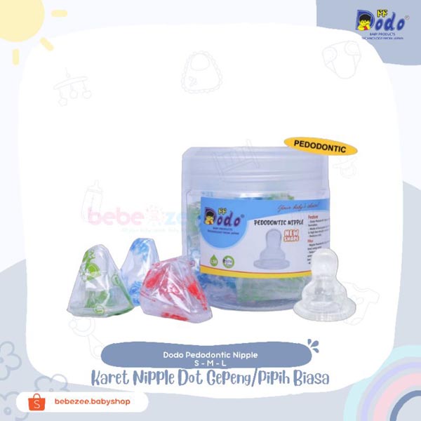 [PER PCS] [DOT ORTHODENTIC] Dodo Nipple Pedodontic Topless Ukuran S | M | L | Dot Bayi_Cerianti