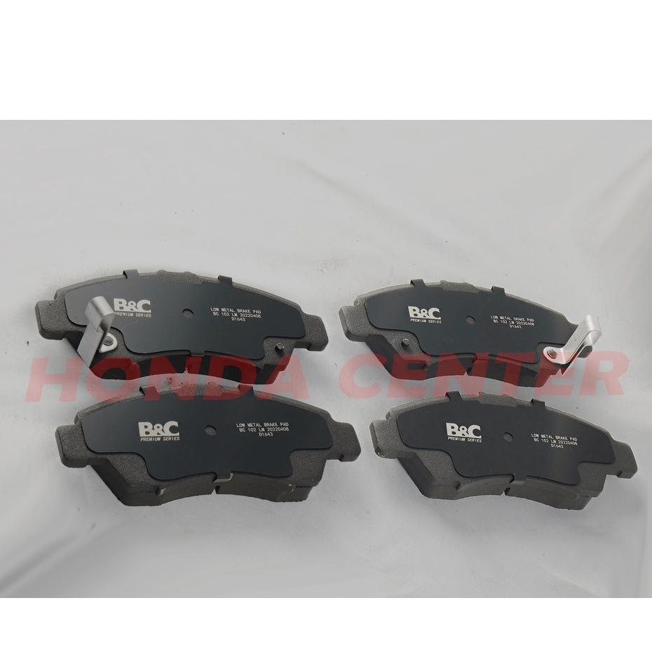 kampas kamvas rem brake pad sepatu rem depan jazz gd3 2004 2005 2006 2007 city gd8 2004 2003 2004 2005 2006 2007 2008  civic genio estilo 1992 1993 1994 1995  brio