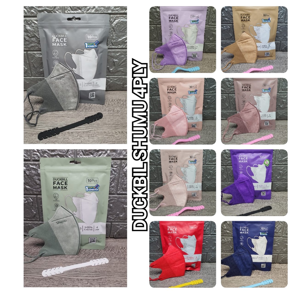 Masker Duckbill Shumu Isi 10 Pcs