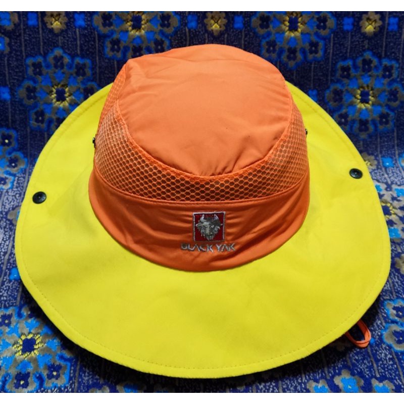 topi rimba black yak oren kuning