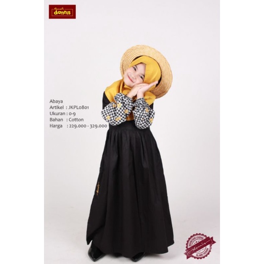 Jual Jubah Anak Dannis Terbaru JKPL0801 Fashion Kids Busana Muslim Anak