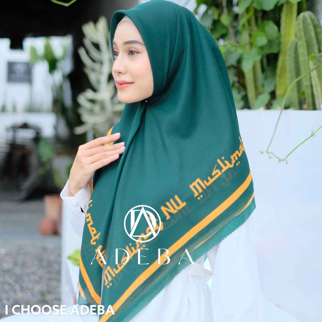 HIJAB SEGI EMPAT NU PKK DWP PDH PUTIH