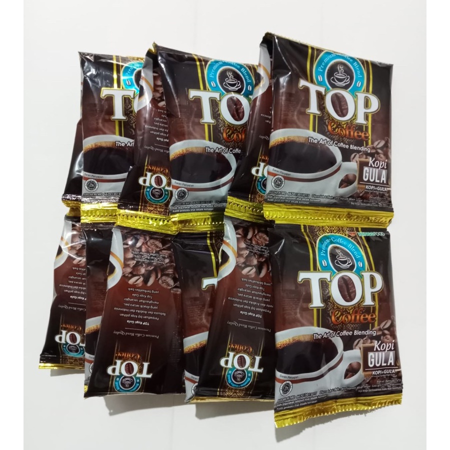 Top Coffe Kopi Sachet White Coffee @22gr