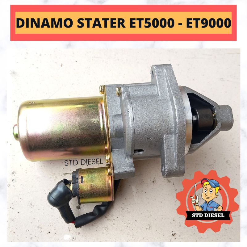 DINAMO STATER GENERATOR ET5000 ET5500 ET6000 ET6500 ET7000 ET9000 STARTING MOTOR GULUNGAN