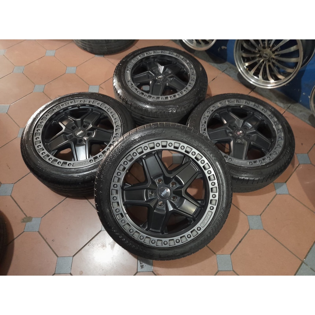 Velg Ring 18 Bekas Hsr Wolwal Pcd 5x114,3 Plus Ban