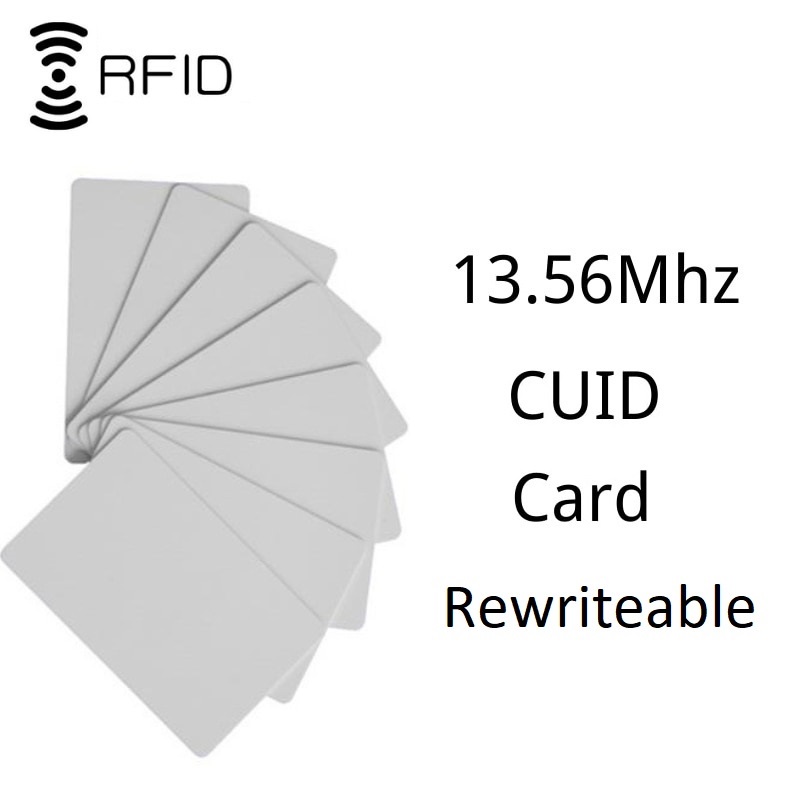 Kartu CUID 13.56Mhz IC Smart Card Duplicator Mifare 1k Copier Rewritable Clone Akses Absensi Parkir Door Access Kost Control Copy Apartemen Lift