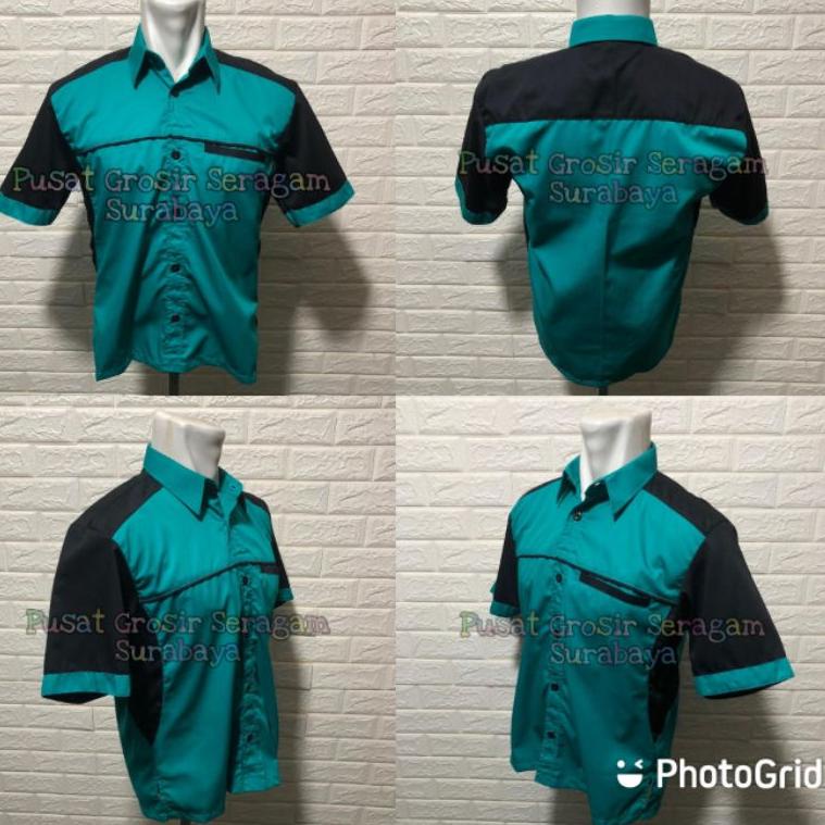 Jual Ready stock Baju Kerja pria seragam kerja pria kemeja kerja pria