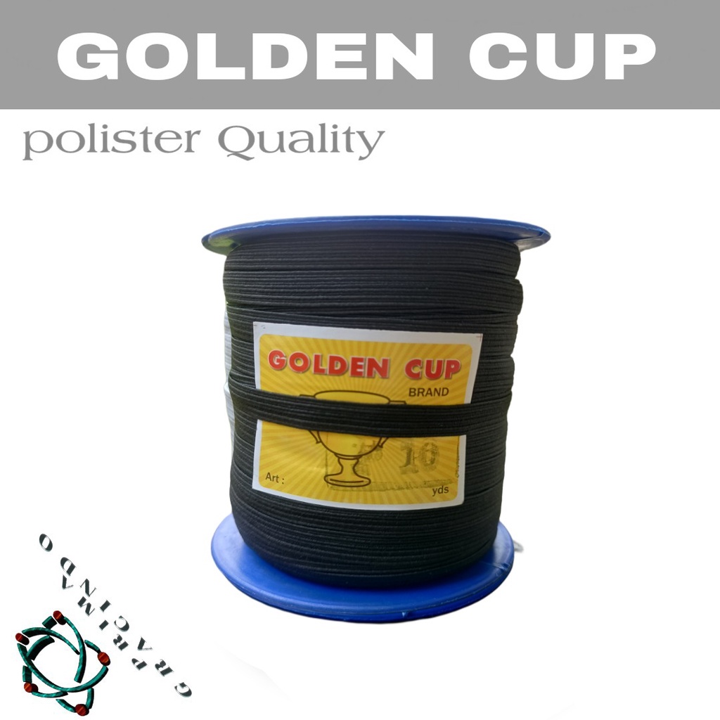 GOLDEN CUP Karet Elastis Ukuran 10mm atau 1cm gread A