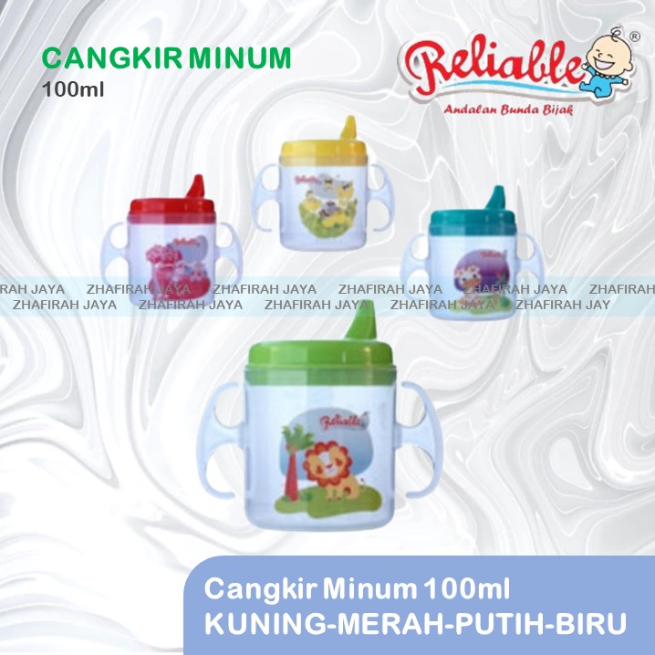 ❤ZJ❤ RELIABLE Gelas Bayi Cangkir Bayi Aneka Warna RFS-5505 RELIABLE BABY CUP