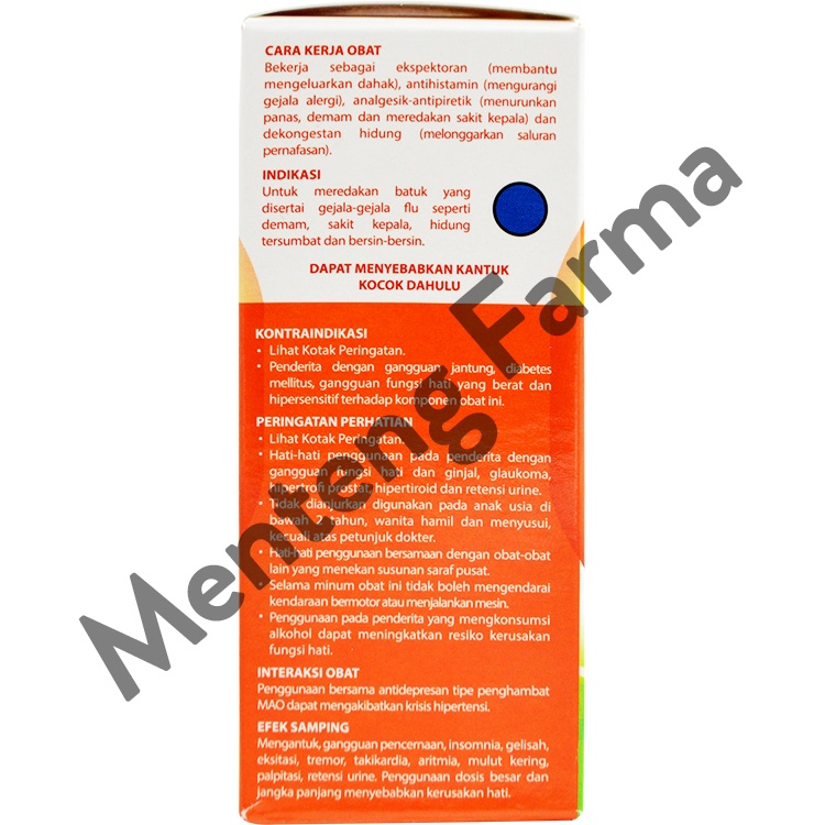 OBH Combi Batuk Plus Flu 60 ml - Meredakan Batuk, Flu, dan Demam