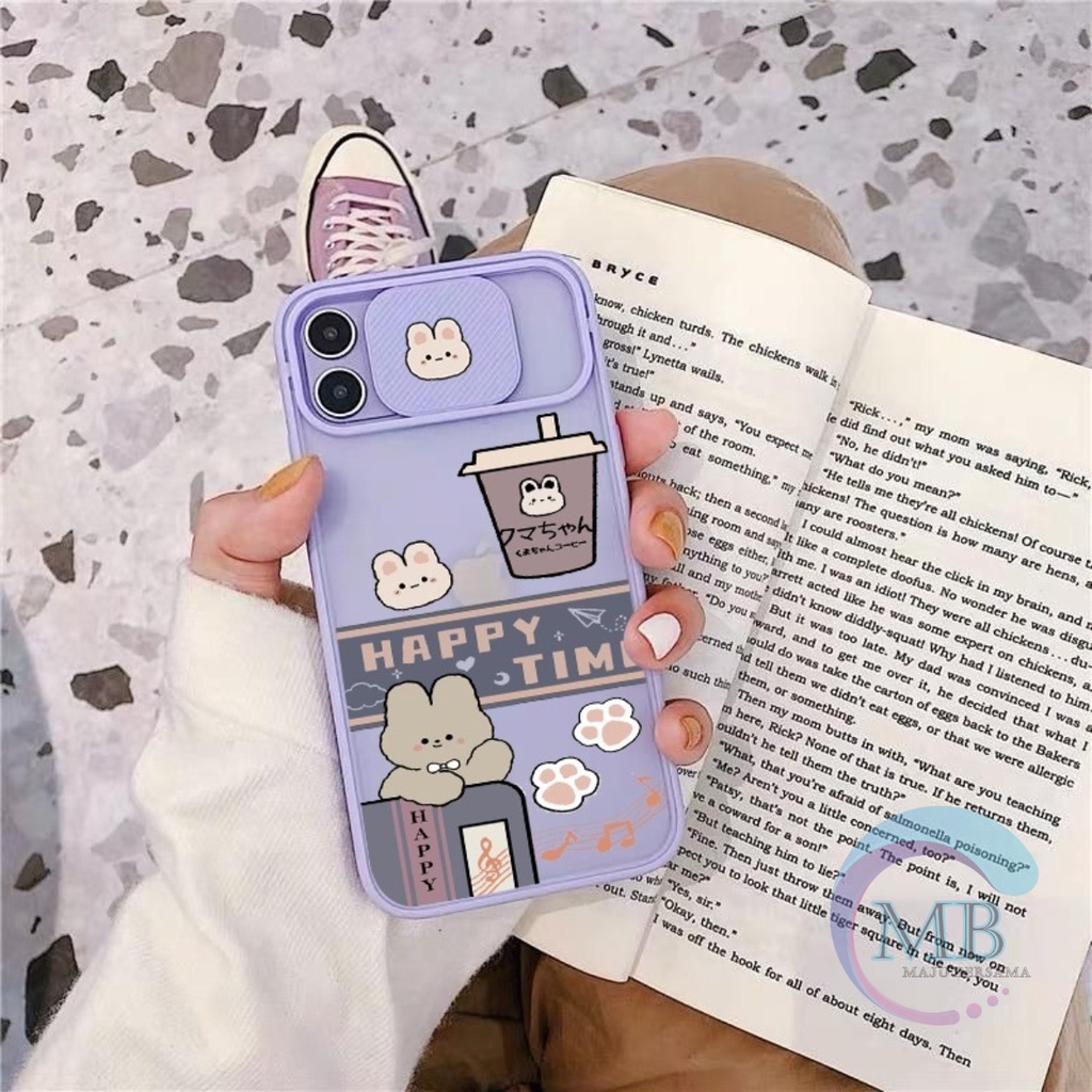 SS113 SOFTCASE SLIDE HAPPY TIME VIVO Y12 Y15 Y17 Y15S Y01 Y20 Y20S Y12S Y21 Y21S Y33S Y21T Y32 Y21A Y30 Y50 Y30I Y51 Y91 Y93 Y95 Y91C Y1S V5 V5S V5 LITE V17 V19 Y53 LAMA V21 S1 PRO V21E MB3860